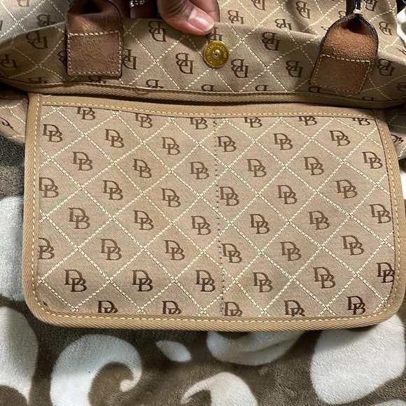 Dooney & Bourke Signature Print Satchel - Picture 10 of 15